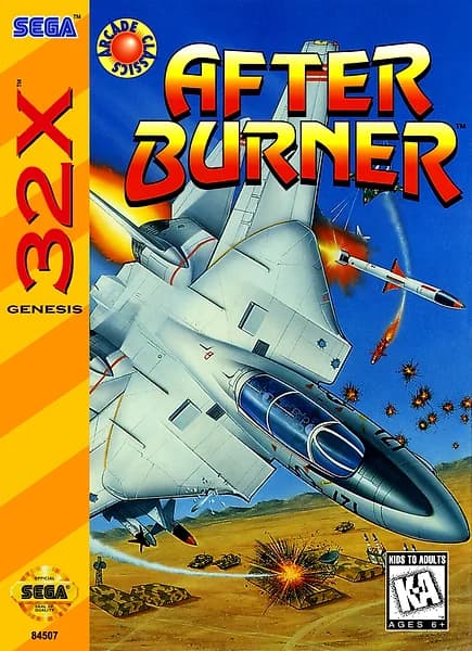 After Burner Sega 32X Box Art