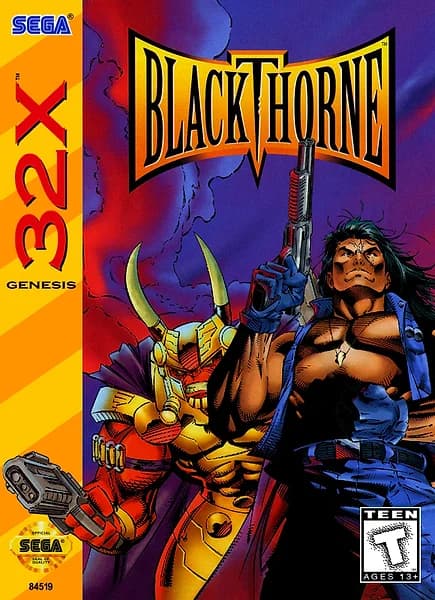 Blackthorne Sega 32X Box Art