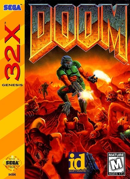 Doom Sega 32X Box Art