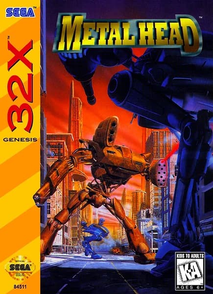 Metal Head Sega 32X Box Art