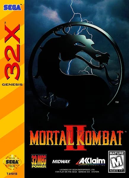 Mortal Kombat II Sega 32X Box Art