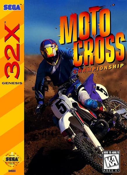 Motocross Championship Sega 32X Box Art