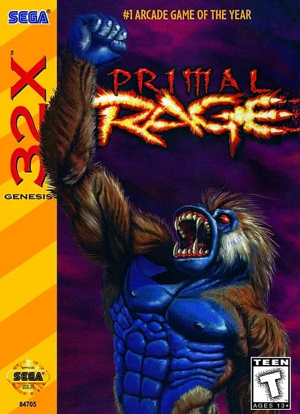 Primal Rage Sega 32X Box Art