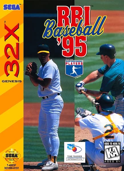 RBI Baseball '95 Sega 32X Box Art