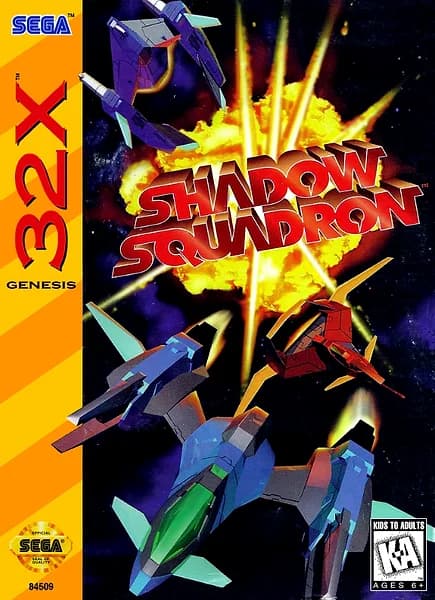 Shadow Squadron Sega 32X Box Art