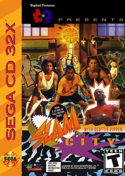Slam City Sega 32X Box Art