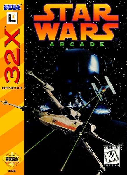 Star Wars Arcade Sega 32X Box Art