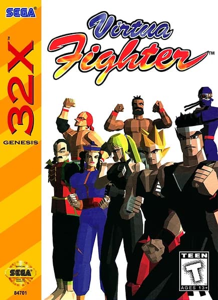Virtua Fighter Sega 32X Box Art