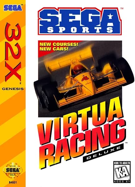 Virtua Racing Deluxe Sega 32X Box Art