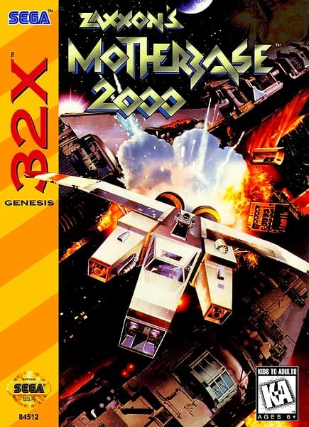 Zaxxon's Motherbase 2000 Sega 32X Box Art