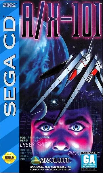 A/X-101 Sega CD Box Art