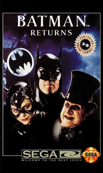 Batman Returns Sega CD Box Art