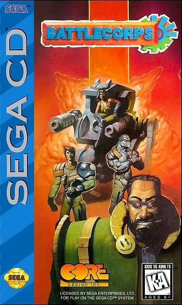 BattleCorps Sega CD Box Art
