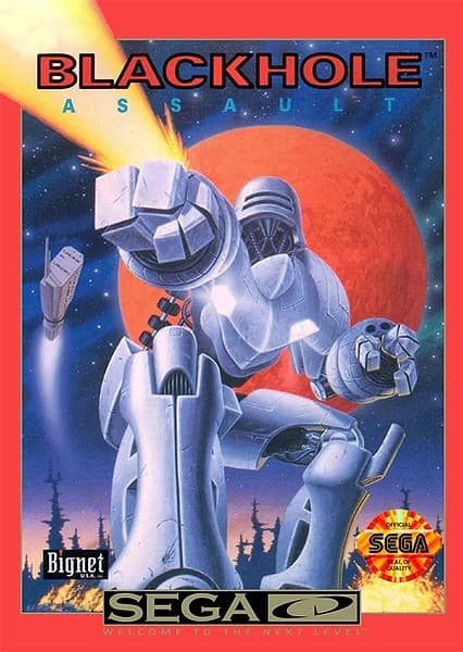 Black Hole Assault Sega CD Box Art