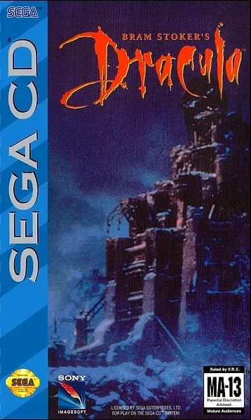 Bram Stoker's Dracula Sega CD Box Art