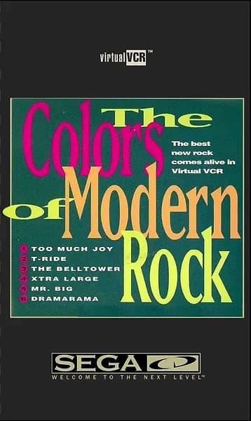 Colors of Modern Rock Sega CD Box Art