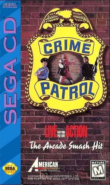 Crime Patrol Sega CD Box Art