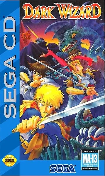 Dark Wizard Sega CD Box Art