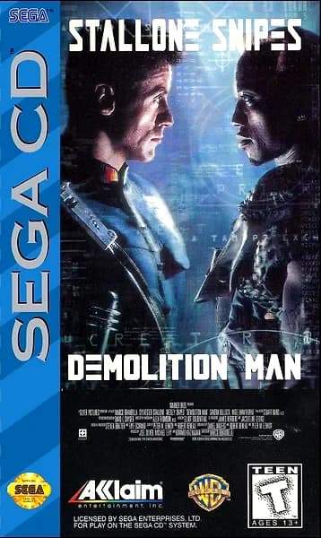 Demolition Man Sega CD Box Art