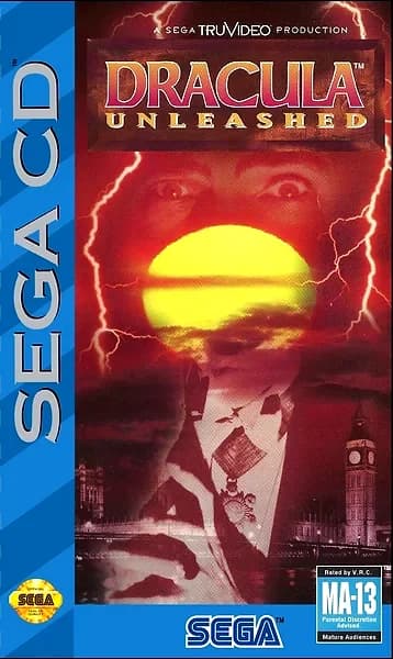 Dracula Unleashed Sega CD Box Art