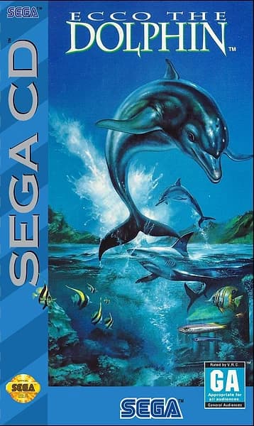 Ecco the Dolphin Sega CD Box Art