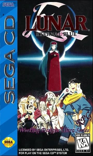 Lunar: Eternal Blue box art
