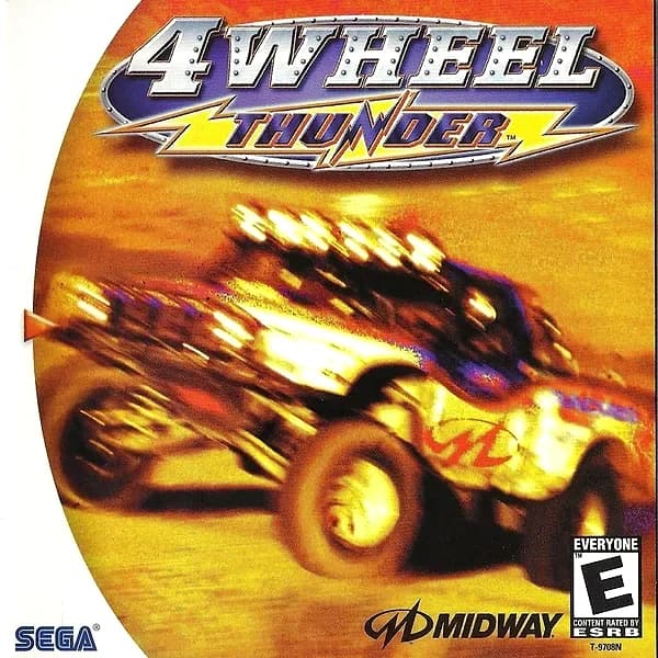 4 Wheel Thunder Sega Dreamcast Box Art