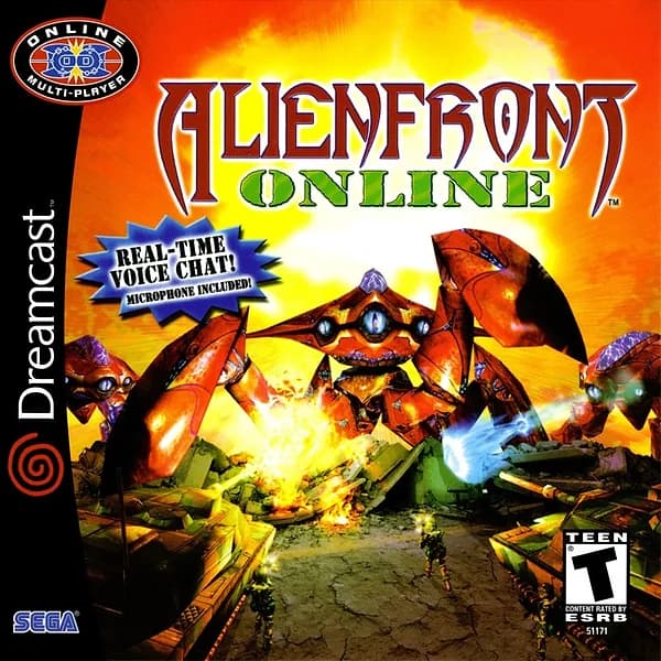 Alien Front Online Sega Dreamcast Box Art