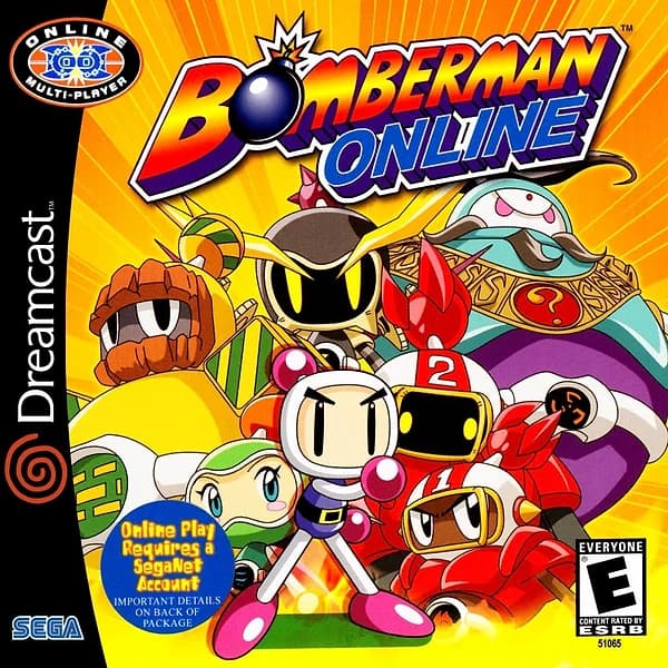 Bomberman Online Sega Dreamcast Box Art