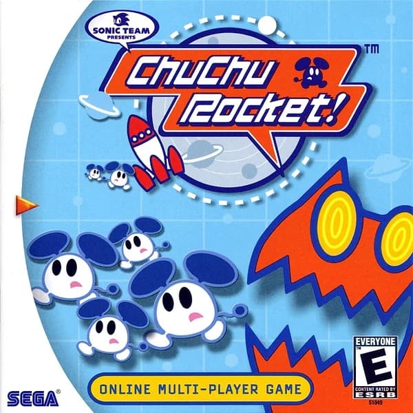 ChuChu Rocket! Sega Dreamcast Box Art