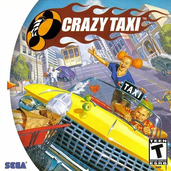 Crazy Taxi Sega Dreamcast Box Art