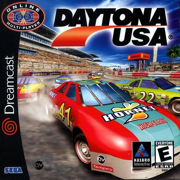 Daytona USA Sega Dreamcast Box Art