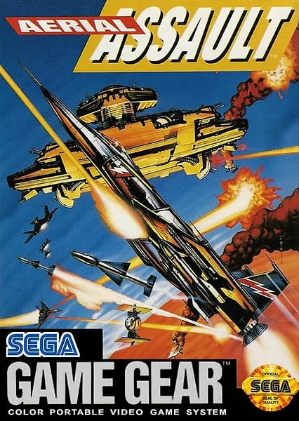Aerial Assault Sega Game Gear Box Art