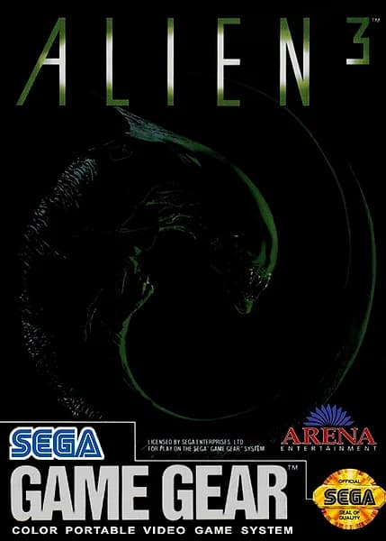 Alien 3 Sega Game Gear Box Art