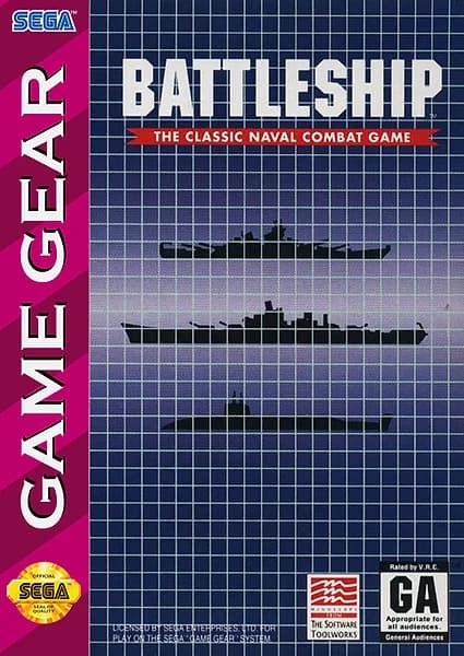 Battleship Sega Game Gear Box Art