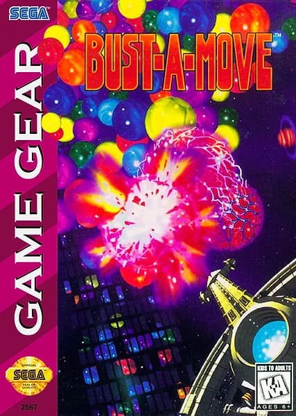 Bust-A-Move Sega Game Gear Box Art