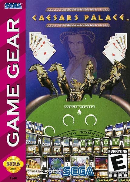 Caesars Palace Sega Game Gear Box Art
