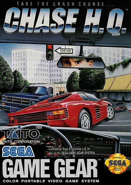 Chase HQ Sega Game Gear Box Art