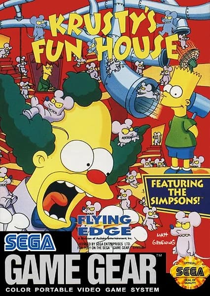 Krusty's Fun House Box Art