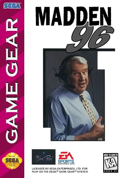 Madden 96 box art