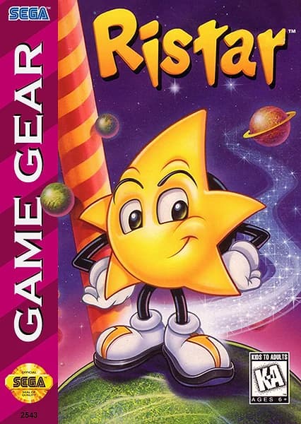 Ristar Box Art