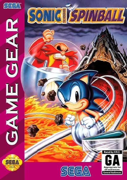 Sonic Spinball Box Art
