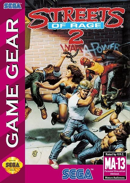 Streets of Rage 2 Box Art