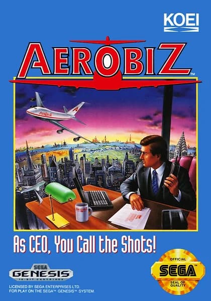 Aerobiz Sega Genesis Box Art