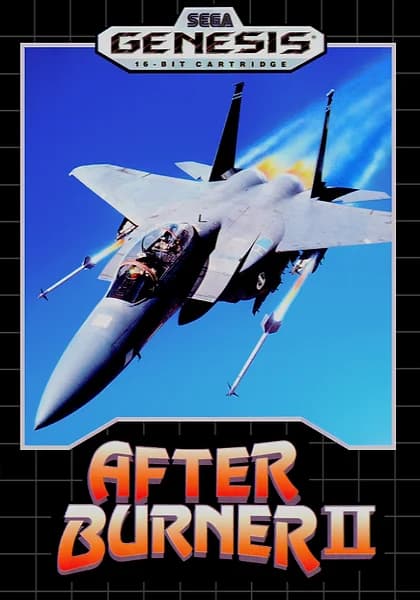 After Burner II Sega Genesis Box Art