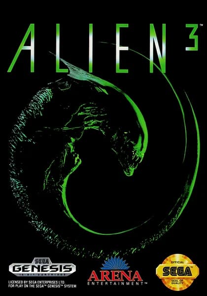Alien 3 Sega Genesis Box Art