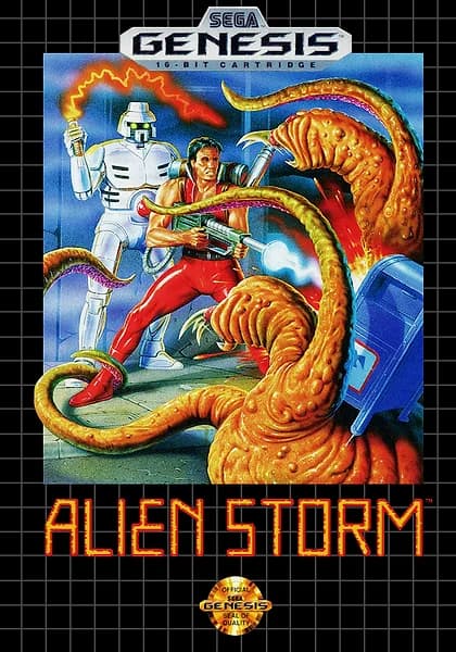 Alien Storm Sega Genesis Box Art