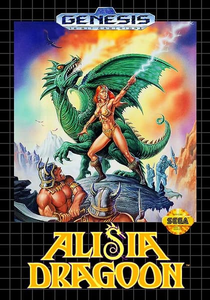 Alisia Dragoon Sega Genesis Box Art