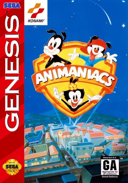Animaniacs Sega Genesis Box Art