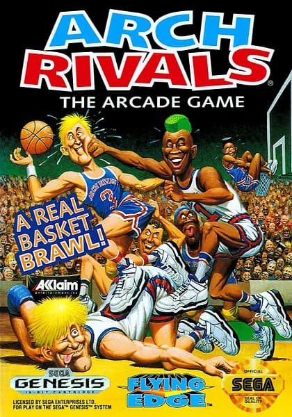 Arch Rivals Sega Genesis Box Art